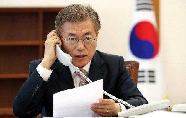 Τηλεφωνική συνομιλία με τον Κινέζο πρόεδρο είχε ο νέος πρόεδρος της Νότιας Κορέας – Μίλησαν για τη Βόρεια Κορέα