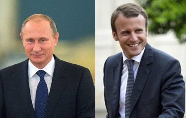 Τι συζήτησαν στην πρώτη τους τηλεφωνική επικοινωνία Πούτιν – Μακρόν
