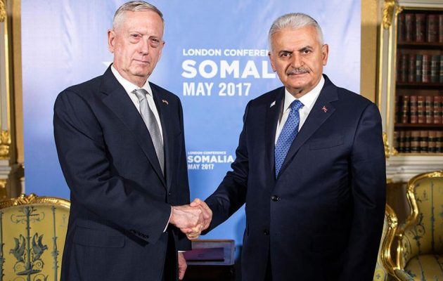 Μάτις σε Γιλντιρίμ: Η Ουάσιγκτον δεσμεύεται για την προστασία της Τουρκίας