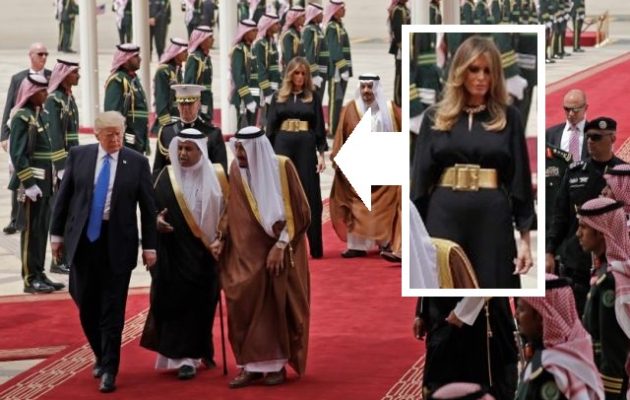 Χωρίς μαντίλα Μελάνια και Ιβάνκα Τραμπ στη Σαουδική Αραβία (φωτο+βίντεο)