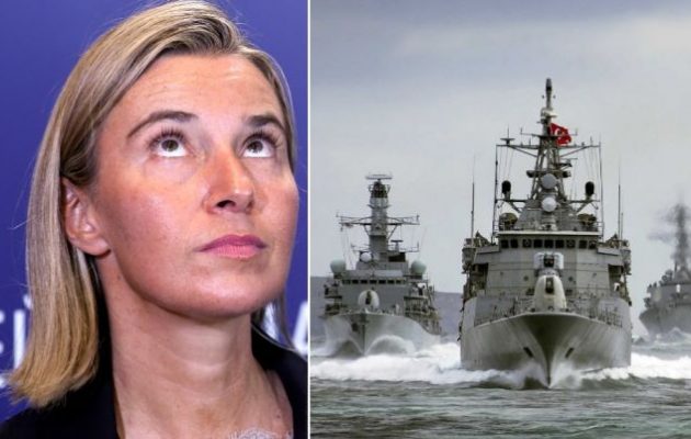 “Μούγκα” η “διακοσμητική” Μογκερίνι στην απειλή πολέμου της Τουρκίας στην Κύπρο – Εμείς έτοιμοι!