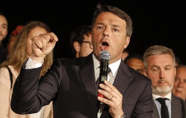 Ο Ρέντσι επανεξελέγη αρχηγός του Δημοκρατικού Κόμματος Ιταλίας