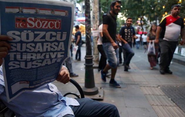 Ο Ερντογάν συνέλαβε όλους τους συντάκτες της εφημερίδας Sözcü