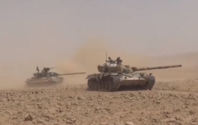 Μεγάλη επίθεση του συριακού στρατού ενάντια στο Ισλαμικό Κράτος στην ανατολική Συρία