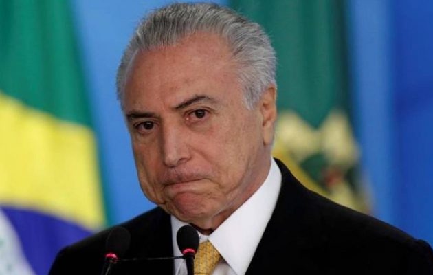 Στη δίνη των σκανδάλων και πάλι η Βραζιλία – Γιατί κατηγορείται ο πρόεδρος Τέμερ