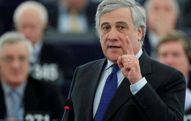 Αντόνιο Ταγιάνι: «Καλώ την Τουρκία να αποσύρει αμέσως τα σκάφη της από την κυπριακή ΑΟΖ»