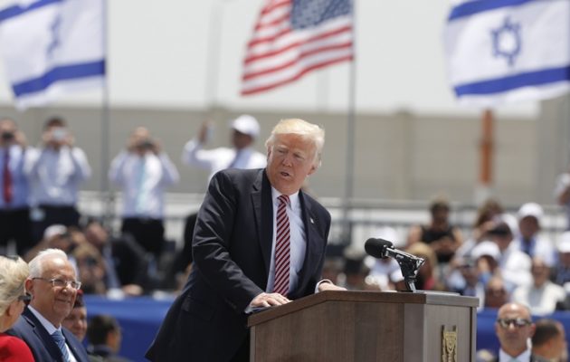 Τραμπ στο Ισραήλ: Έχουμε σπάνια ευκαιρία να φέρουμε την ειρήνη στη Μέση Ανατολή