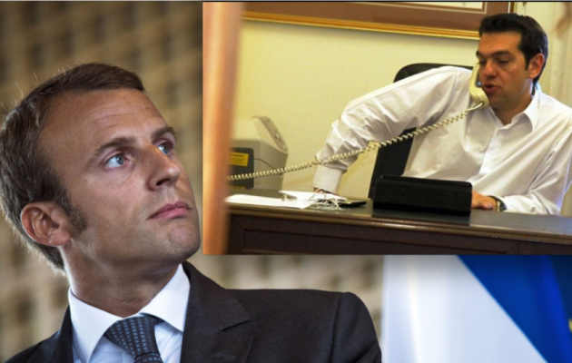 Στήριξη Μακρόν σε Τσίπρα για το χρέος: Τι είπαν στο τηλέφωνο