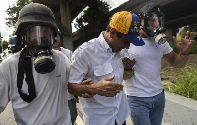 Βενεζουέλα: Ηγέτες της αντιπολίτευσης τραυματίστηκαν σε διαδήλωση – “Πέσαμε σε ενέδρα”
