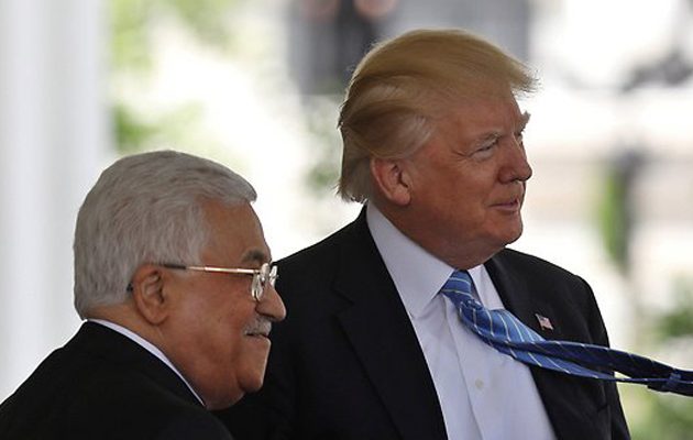 Τον Παλαιστίνιο ηγέτη, Αμπάς, συνάντησε στον Λευκό Οίκο ο Τραμπ (φωτο)
