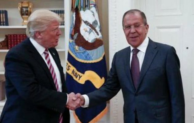 Δεσμεύτηκαν για συνεργασία και να τερματίσουν το πόλεμο στη Συρία Τραμπ – Λαβρόφ