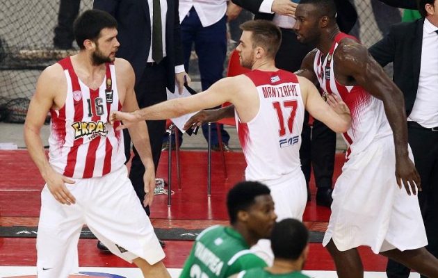 Ολυμπιακός νίκησε 64-62 τον Παναθηναϊκό και έκανε το 2-1 στα play off