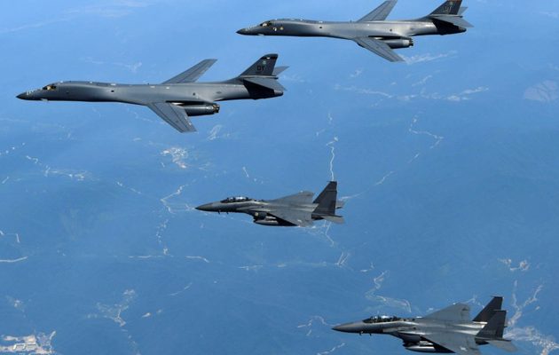 Οι ΗΠΑ έστειλαν βομβαρδιστικά αεροσκάφη στην Κορεάτικη Χερσόνησο