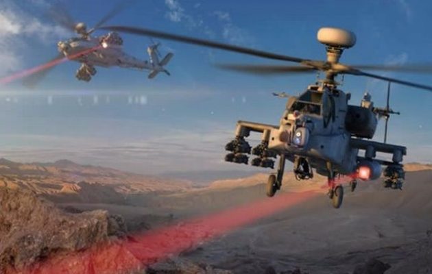 Δεν είναι πλέον επιστημονική φαντασία – Οι Αμερικανοί εξόπλισαν Apache με κανόνι λέιζερ