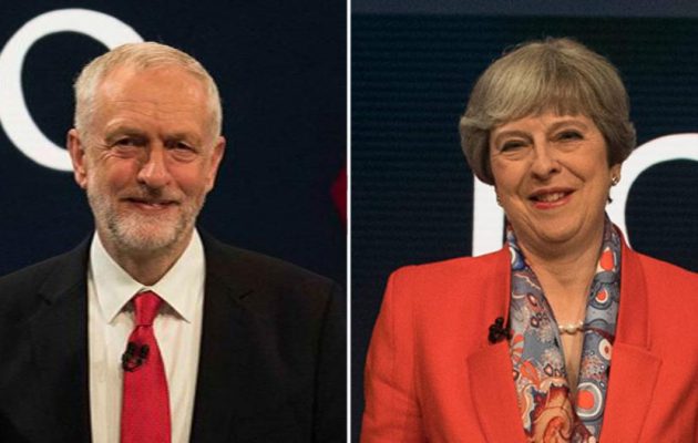 Βρετανία-εκλογές: Ο Κόρμπιν μια ανάσα πίσω από τη Μέι