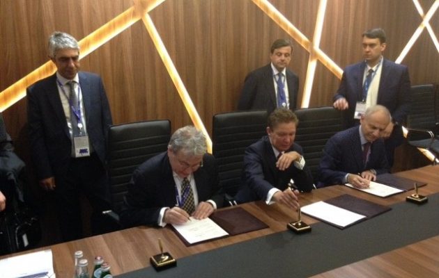 Αγωγός Ποσειδών: Gazprom, ΔΕΠΑ και Edison υπέγραψαν τη νότια διαδρομή ρωσικού φυσικού αερίου