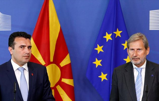 Γιοχάνες Χαν σε Σκοπιανό πρωθυπουργό: Αναγκαία η εξεύρεση λύσης στο ζήτημα της ονομασίας