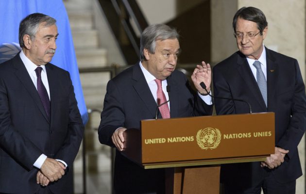 Κυπριακό: Νέα διάσκεψη στη Γενεύη μέσα στον Ιούνιο ανακοίνωσε ο γγ του ΟΗΕ