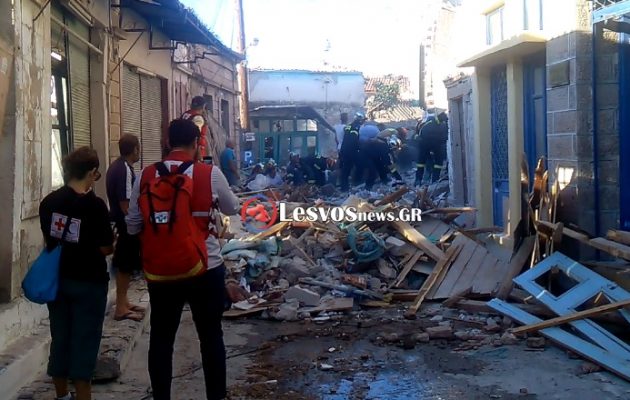 Σεισμός Λέσβος: Τις πληγές του από τα 6,1 Ρίχτερ μετράει το νησί – Ισοπεδώθηκε το χωριό Βρίσα