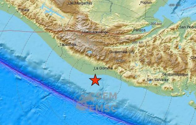 Σεισμός 6,8 Ρίχτερ ανοιχτά των ακτών της Γουατεμάλας