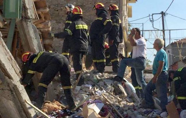 Σεισμός Λέσβος: 12 οι τραυματίες – Καταστράφηκε χωριό – Παραμένει εγκλωβισμένη γυναίκα  κάτω από τα ερείπια