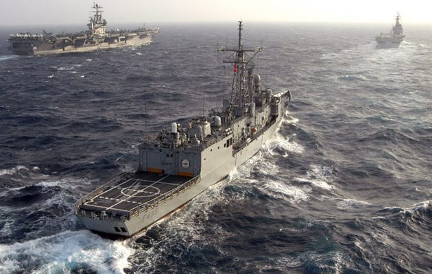 Νέα πρόκληση: Τούρκοι ναύαρχοι ανακοίνωσαν άσκηση με πραγματικά πυρά ανοιχτά της Λέσβου