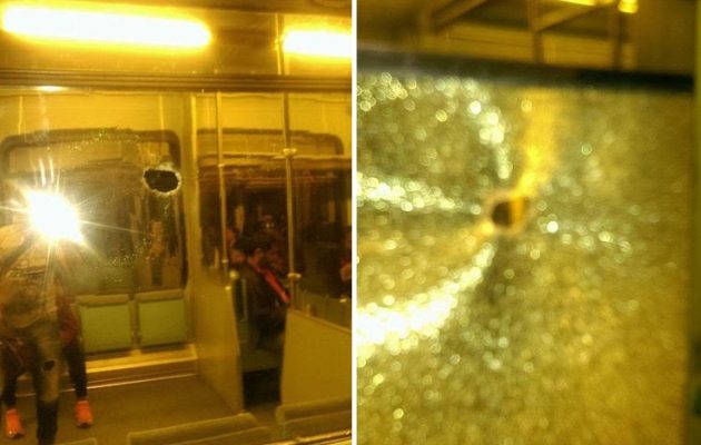 ΤΡΑΙΝΟΣΕ: Κάτι πέτρες έπεσαν δίχως ζημιές – Οι τρύπες αυτές έγιναν προφανώς από τερμίτες