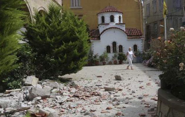 Σεισμός Λέσβος: Εκκενώθηκε το βράδυ της Δευτέρας το χωριό Βρίσα