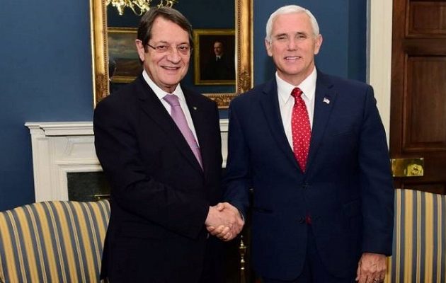 Τηλεφωνικές επαφές  Αναστασιάδη με Πενς και Ακιντζί για το Κυπριακό