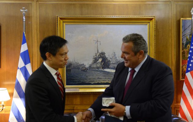 Με τον Χόιτ Μπράιαν Γι συναντήθηκε ο Καμμένος – Κεντρικός ο ρόλος της Ελλάδας στη Συμμαχία