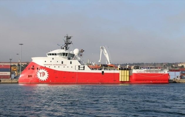 To ερευνητικό «Μπαρμπαρός» μαζί με τέσσερα πολεμικά πλοία μπήκαν στην κυπριακή ΑΟΖ