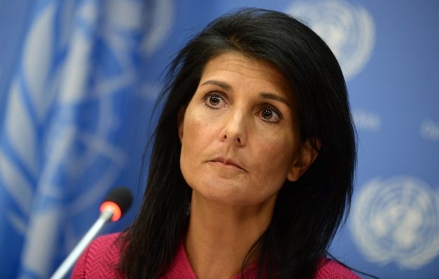 Παραιτήθηκε η πρέσβειρα των ΗΠΑ στον ΟΗΕ Νίκι Χάλεϊ