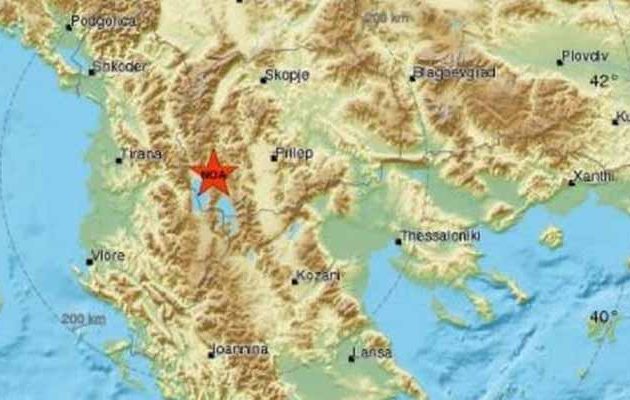 Σεισμός 4,9 Ρίχτερ  «ταρακούνησε» τα Σκόπια – Aισθητός στη δυτική Μακεδονία
