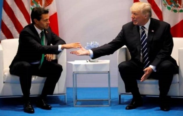 Tραμπ: Φίλος μου ο Νιέτο αλλά πρέπει να πληρώσει για το τείχος το Μεξικό