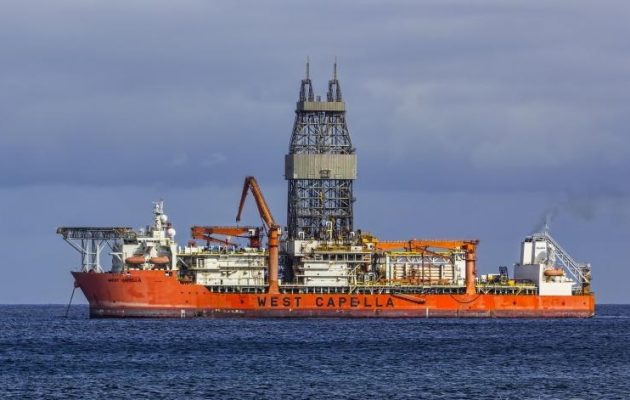 Ζώνη ασφαλείας γύρω από την εξέδρα γεώτρησης West Κapella στην κυπριακή ΑΟΖ