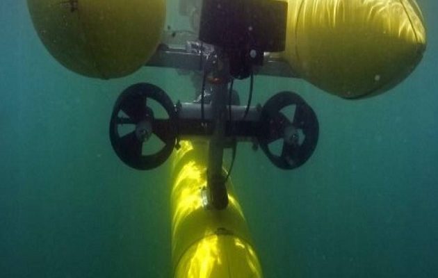 Δοκιμαστική κατάδυση υποβρύχιου ρομπότ στη Θάλασσα της Νότιας Κίνας
