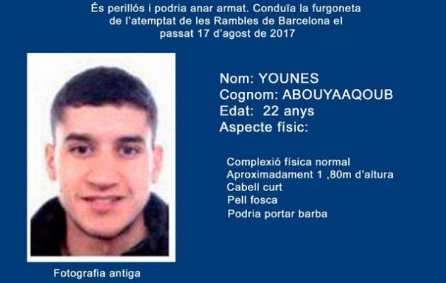 Tραυματίας ή νεκρός ο τζιχαντιστής δράστης του μακελειού στη Βαρκελώνη