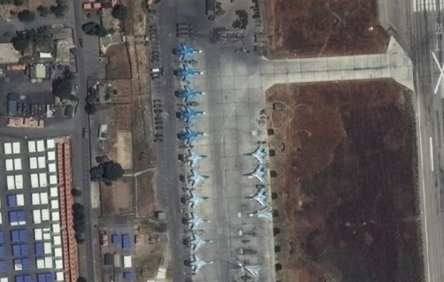 Δορυφόρος “μέτρησε” τα ρωσικά αεροπλάνα στη βάση Χμεϊμίμ στη Συρία (φωτο)