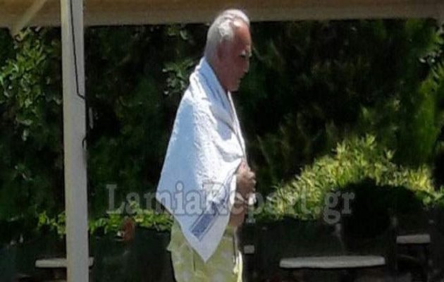 Σε πισίνα ξενοδοχείου στις Λιβανάτες δροσιζόταν ο Τσοχατζόπουλος (φωτο)