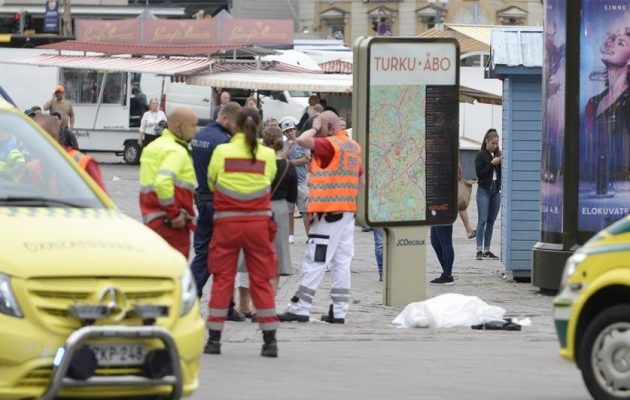 Τζιχαντιστική επίθεση στην πόλη Τούρκου της Φινλανδίας – Ο δράστης ούρλιαζε “Αλλαχού Ακμπάρ” (βίντεο)