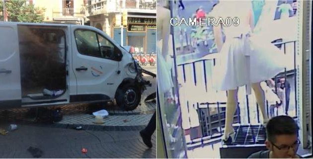 Νέο βίντεο-σοκ από το τρομοκρατικό χτύπημα στη Βαρκελώνη με το λευκό βαν να σπέρνει θάνατο