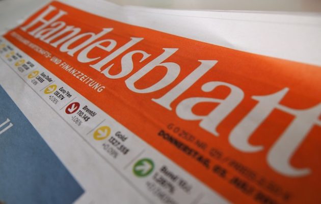 Handelsblatt: Ο Τσίπρας ανακοινώνει επιστροφή στην ανάπτυξη
