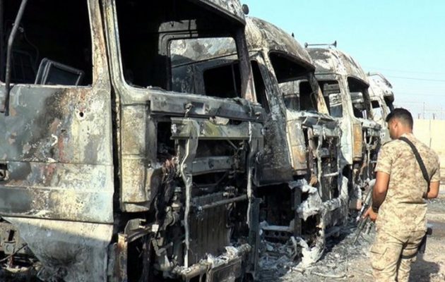 Το Ισλαμικό Κράτος εξαπέλυσε τριπλή βομβιστική επίθεση αυτοκτονίας στο Ιράκ