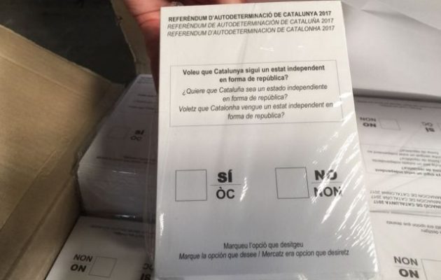 Καταστολή στην Καταλονία – Οι Ισπανοί κατέσχεσαν 9 εκ. ψηφοδέλτια για το δημοψήφισμα