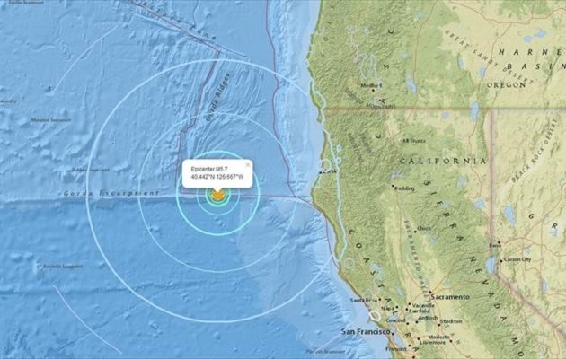 Ισχυρός σεισμός 5,8 Ρίχτερ στην Καλιφόρνια