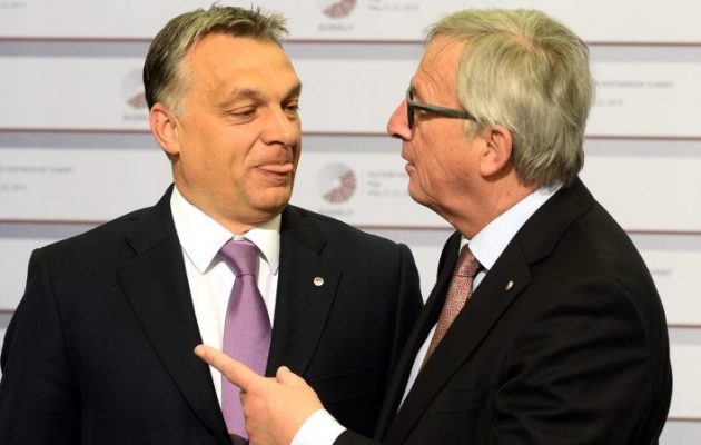 Όρμπαν σε Γιούνκερ: Εμείς δεν είμαστε αποικιοκράτες και δεν έχουμε υποχρέωση να δεχτούμε πρόσφυγες