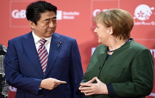 Τα είπαν στο τηλέφωνο Μέρκελ και Ιάπωνας πρωθυπουργός – Tι συμφώνησαν για Β. Κορέα