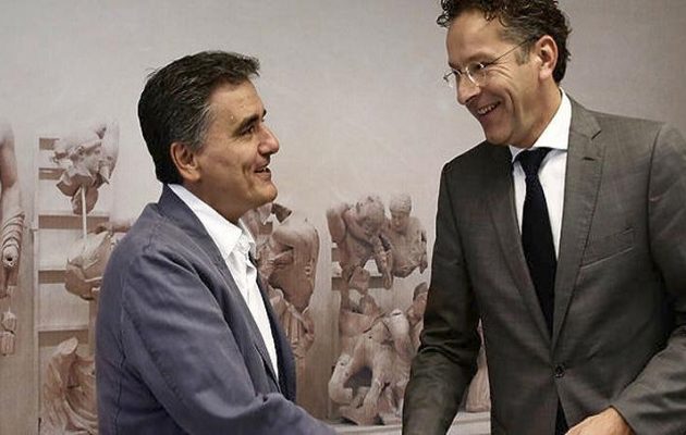 Ξεκάθαρο μήνυμα για καθαρή έξοδο της Ελλάδας από το πρόγραμμα στο τετ α τετ Ντάισελμπλουμ- Τσακαλώτου