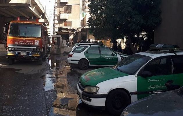 16 νεκροί σε  επίθεση βομβιστών αυτοκτονίας σε αστυνομικό τμήμα στη Δαμασκό