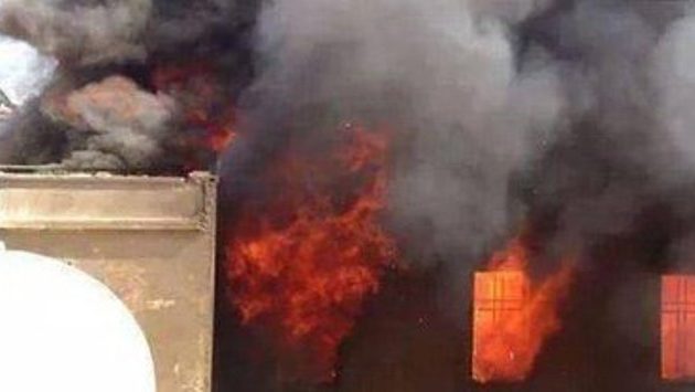 Οι τζιχαντιστές του ISIS έβαλαν φωτιά στα γραφεία τους στη Χαουίτζα για να εξαφανίσουν αποδείξεις
